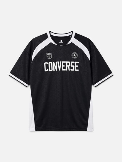 Remera Converse Soccer Tee Negro/Blanco