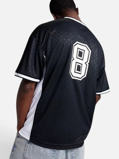 Remera Converse Soccer Tee Negro/Blanco