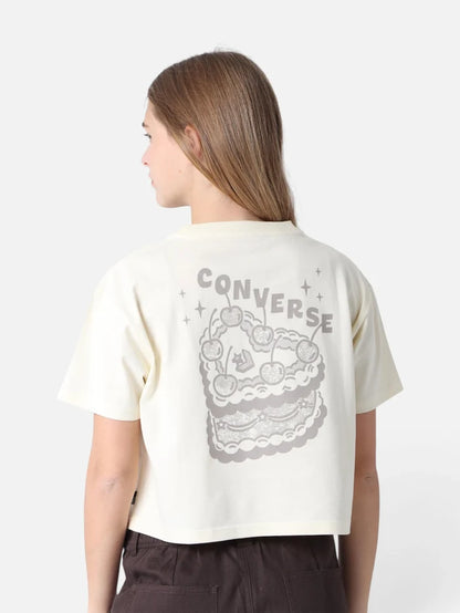 Remera Mujer Converse Sweet Tee Crudo