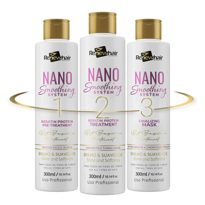 Renewhair Professional Nano Smoothing System Kit (3 x 120ml)