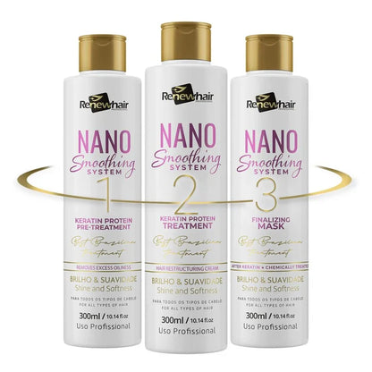 Renewhair Professional Nano Smoothing System Kit (3 x 120ml)