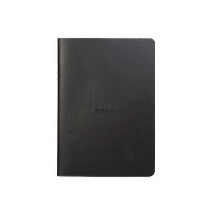 Rhodia Sewn Spine Dot Grid Notebook - A5, Black