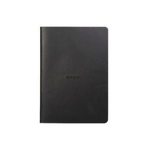Rhodia Sewn Spine Dot Grid Notebook - A5, Black
