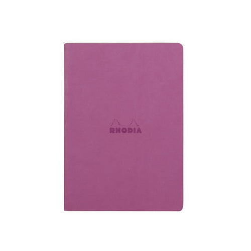 Rhodia Sewn Spine Dot Grid Notebook - A5, Lilac