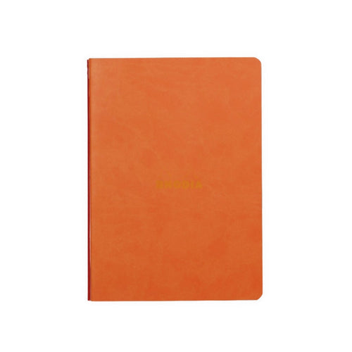 Rhodia Sewn Spine Dot Grid Notebook - A5, Tangerine