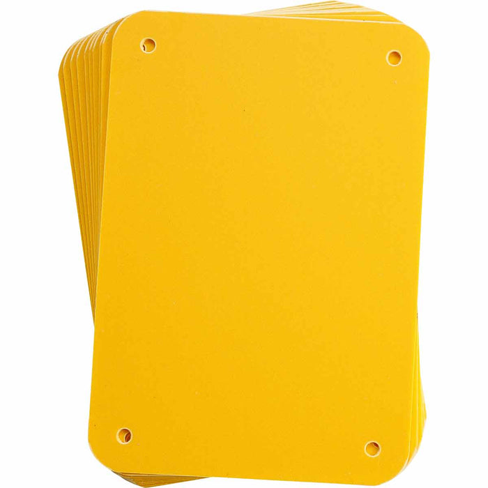 Polystyrene / Yellow / 4.25 in H x 6.25 in W