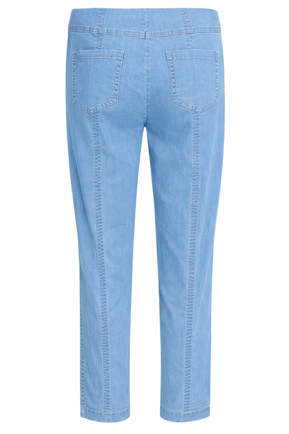 Back view of Robell Bella 09 Denim Sea Blue 51422-5660-62 by Robell Shop Robell at Dotique