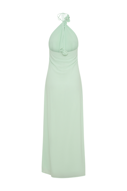 Rosalia Cowl Neck Maxi Dress - Sage