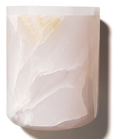 Rose Onyx Candle Holder