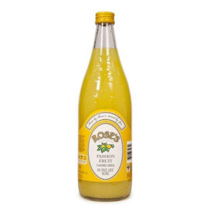 Rose's Passionfruit Cordial (750 ml) | Food, South African | USA's #1 Source for South African Foods - AubergineFoods.com