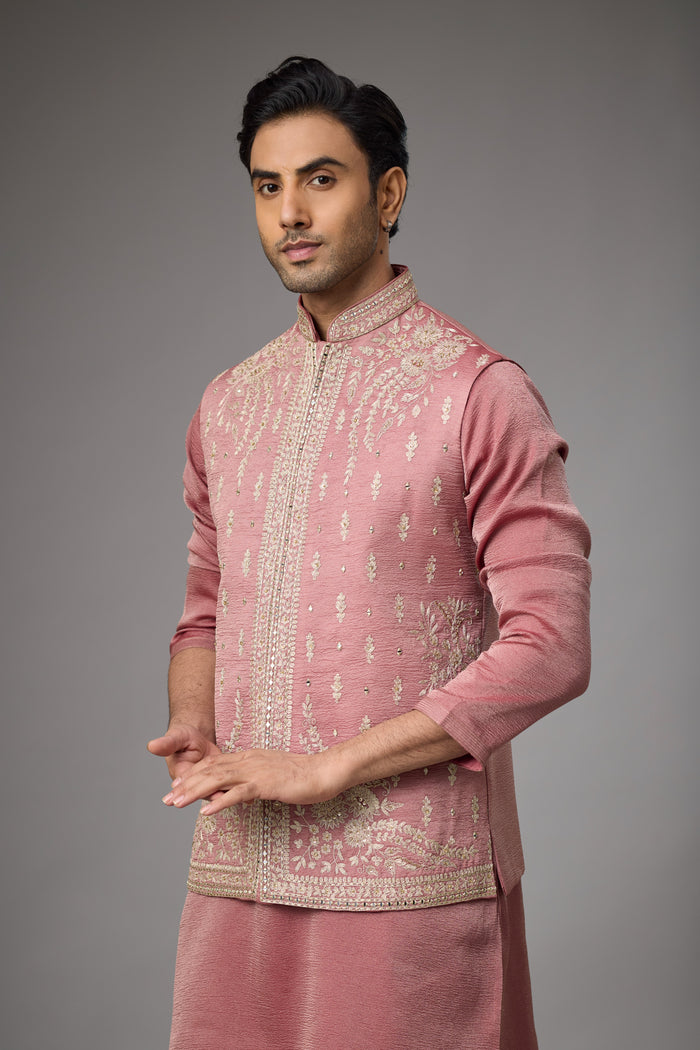 Rosewood Blush embroidered jacket for men
