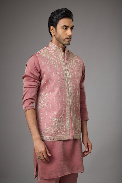 Rosewood Blush Diwali outfit for men