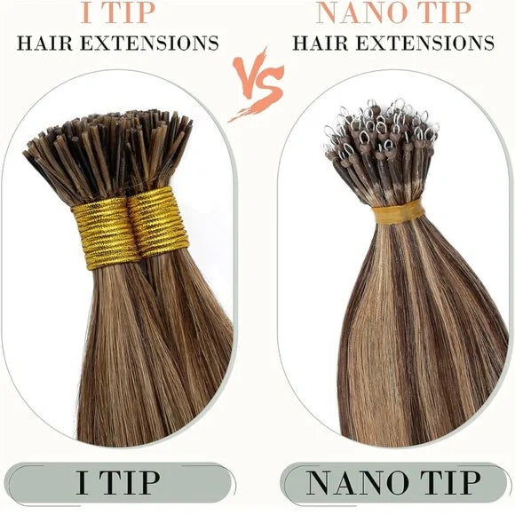 Rush Silky Luxati Human Hair Extension I-TIP 100 Strands 18"
