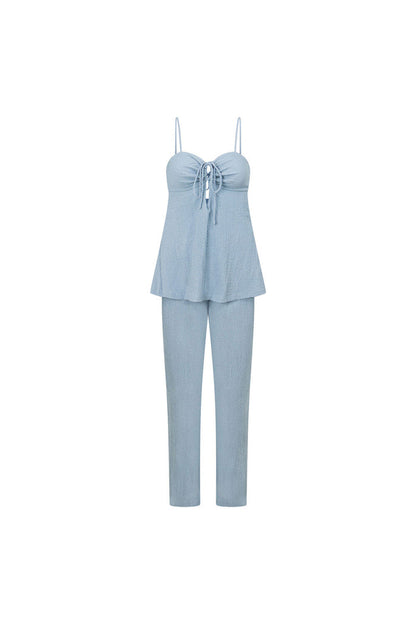 SAMPLE-Ashton Jumpsuit - Blue