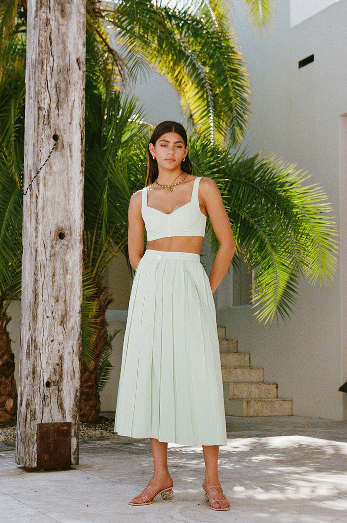 SAMPLE-Dien Top - Green