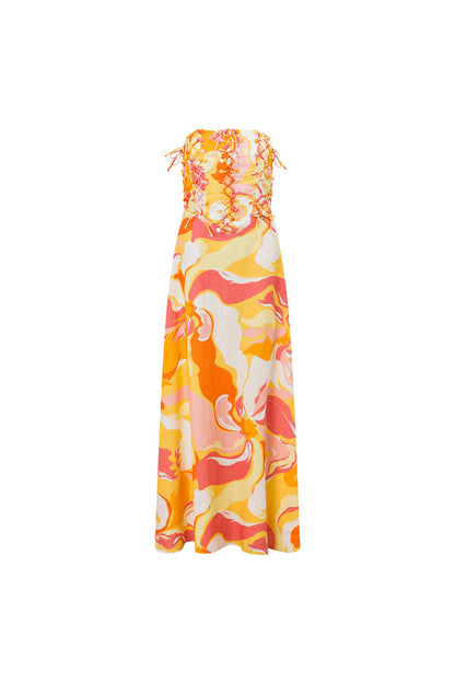 SAMPLE-Kahlo Dress - Calista Sunset