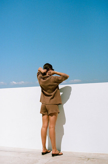 SAMPLE-Kase Shorts - Chocolate