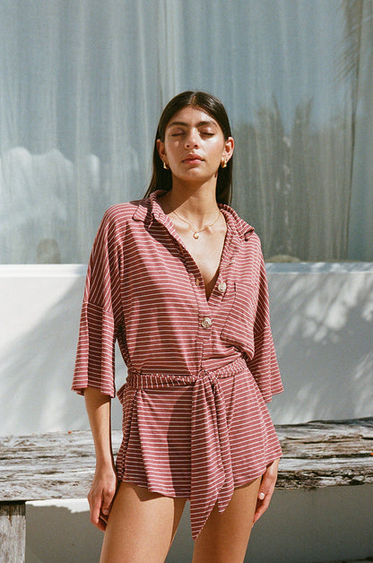 SAMPLE-Milena Playsuit - Stripe
