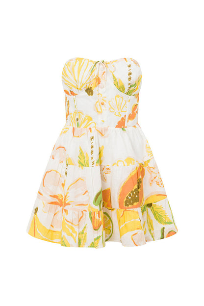 SAMPLE-Sahara Dress - Seaview Peachy