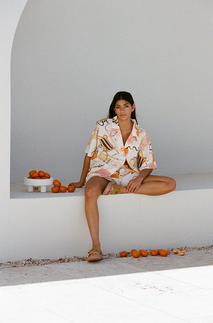 SAMPLE-Seona Top - Amalfi Aperol