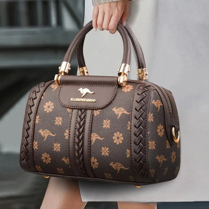 Brown Jasmine Daishu semi-woven shoulder bag cruelty-free triple-layer FTF Market UK