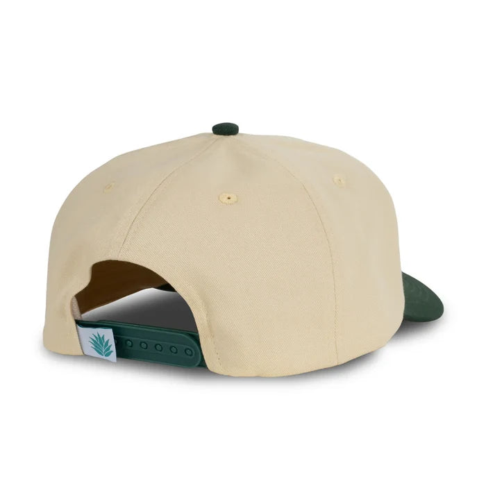 Sendero Provisions Co. Armadillo Snapback Hat in Cream & Green