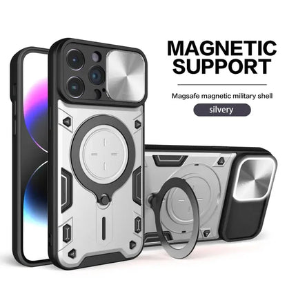 An image of a phone case with a ring holder and a phone