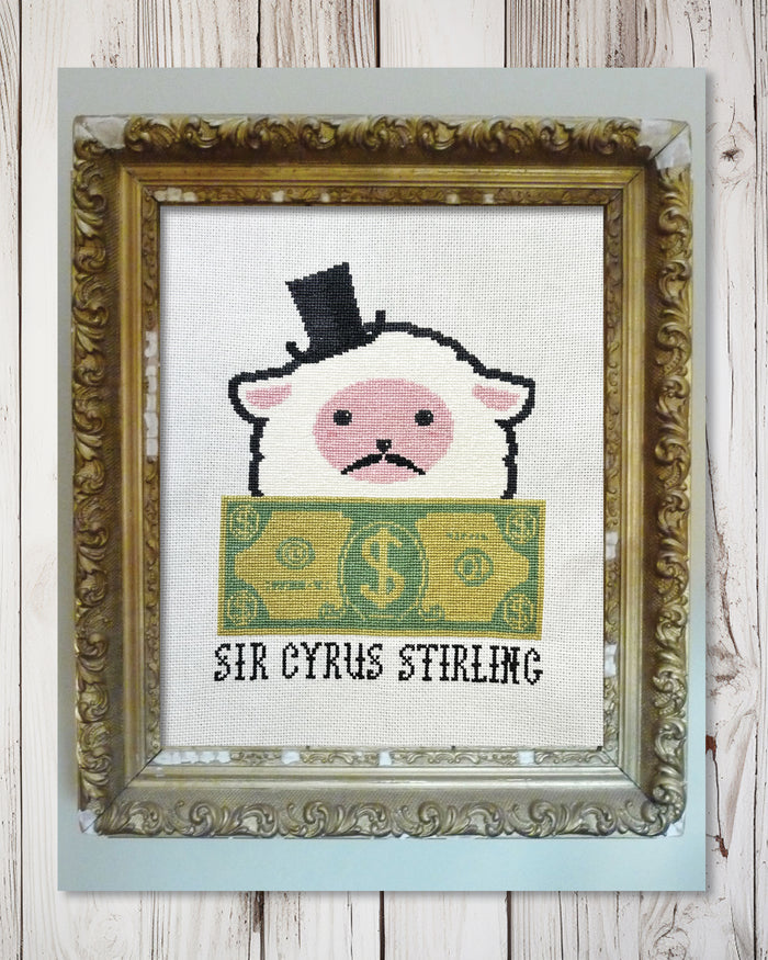 Sir Cyrus Stirling Cross Stitch Pattern