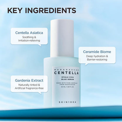 Skin1004 Madagascar Centella Hyalu-Cica Blue Serum 50ml