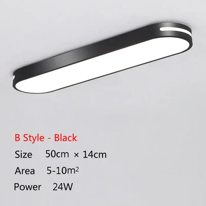 B Style Black 50cm / Trichromatic light