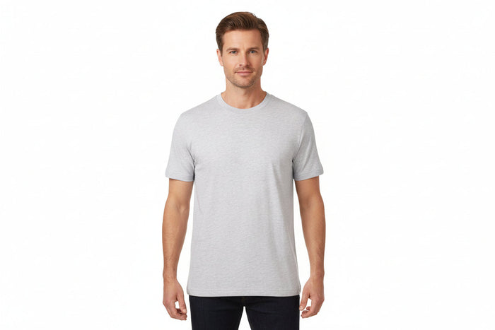 Slitstark grå t-shirt för herr
