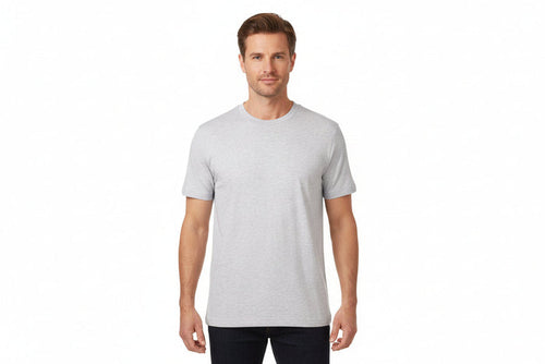 Slitstark grå t-shirt för herr