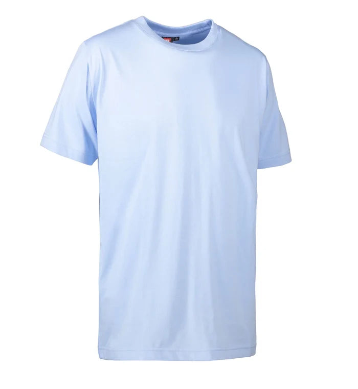Slitstark ljusblå t-shirt för män