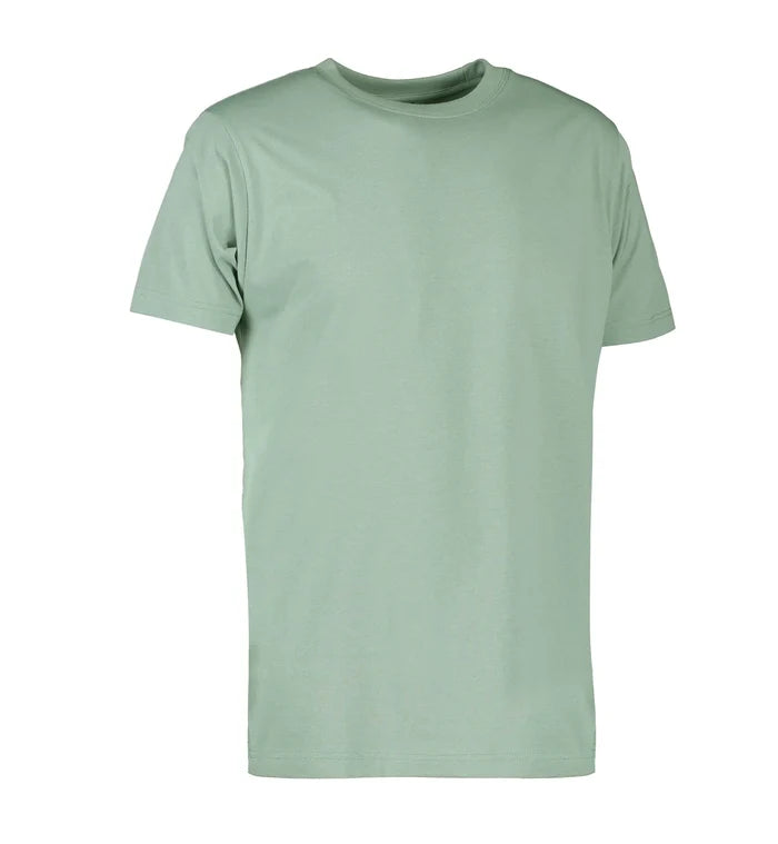 Slitstark t-shirt i dammgrön för herr