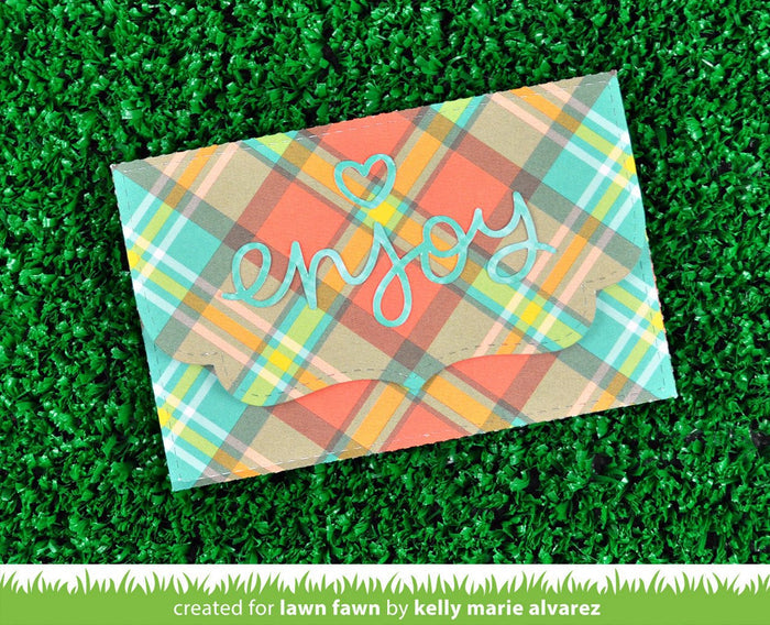small stitched envelope