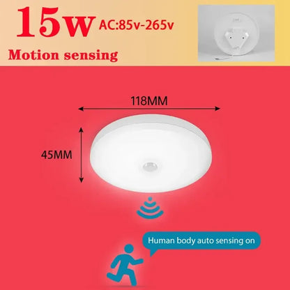 15W Sensor lights / 85V-265V / Warm White
