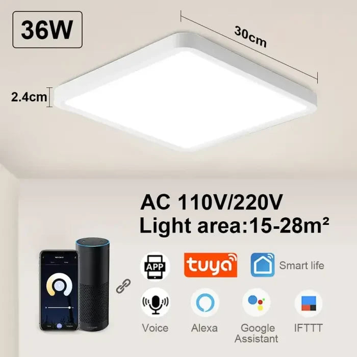 White-Tuya APP-36W