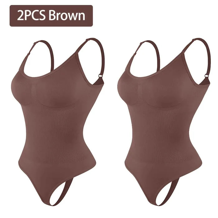 2PCS Brown / S / New