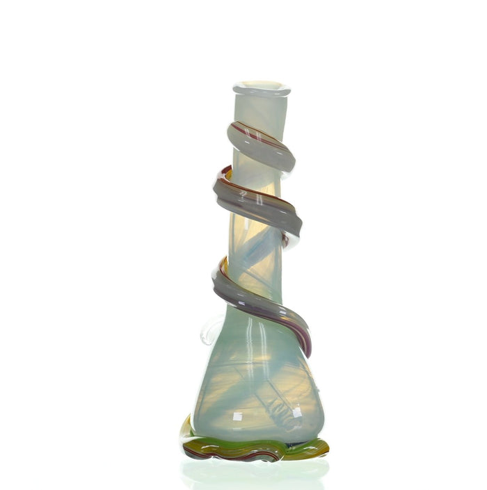 Detailed craftsmanship of SPECIAL K GLASS Soft Glass Medium Cookie Handle Waterpipe #146