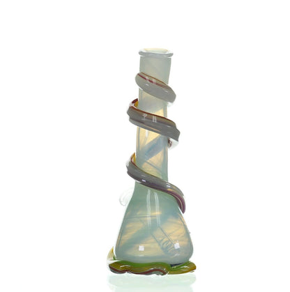Detailed craftsmanship of SPECIAL K GLASS Soft Glass Medium Cookie Handle Waterpipe #146