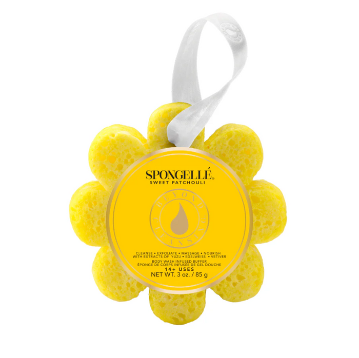 Spongelle 3oz Flower Spongette Sweet Patchouli Bath & Body in at Wrapsody