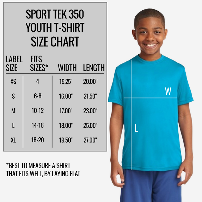 Sport Tek Unisex Moisture Wicking Competitor Tee - Add Your Text, Design, or Logo