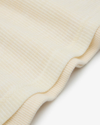 SS LAYERED RACER BACK TANK - Cream