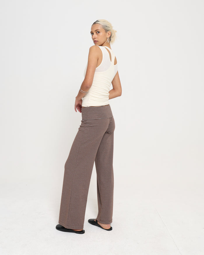 SS LAYERED RACER BACK TANK - Cream