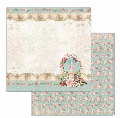 Stamperia 12x12 Paper Pack - Pink Christmas