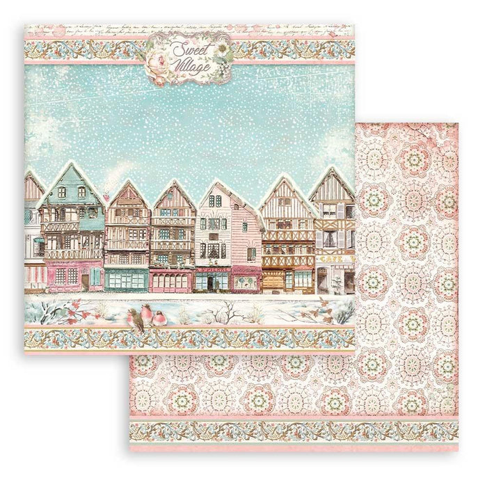 Stamperia Double-Sided Paper Pad 12"X12" 10/Pkg Sweet Winter