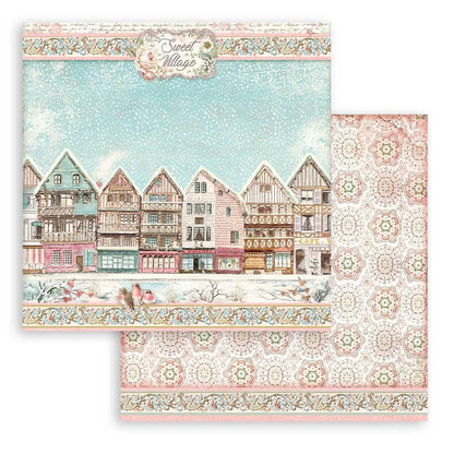Stamperia Double-Sided Paper Pad 12"X12" 10/Pkg Sweet Winter