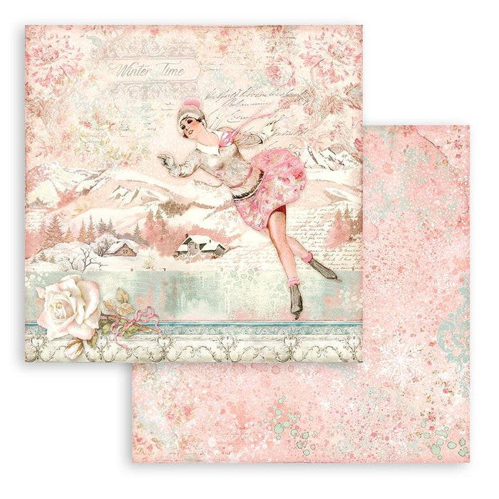 Stamperia Double-Sided Paper Pad 12"X12" 10/Pkg Sweet Winter