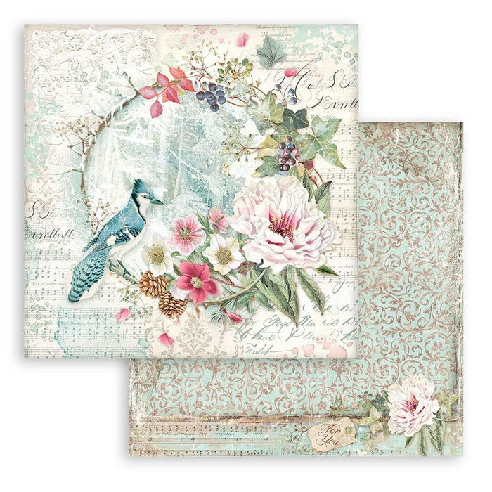 Stamperia Double-Sided Paper Pad 12"X12" 10/Pkg Sweet Winter