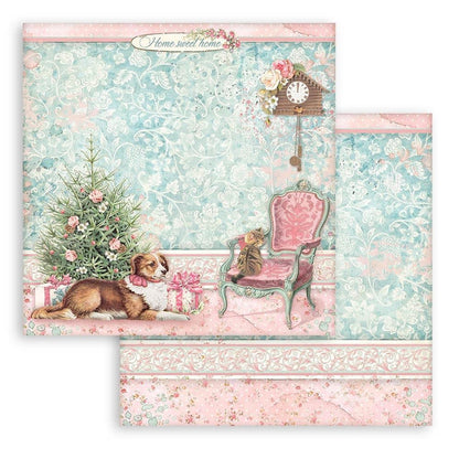 Stamperia Double-Sided Paper Pad 12"X12" 10/Pkg Sweet Winter